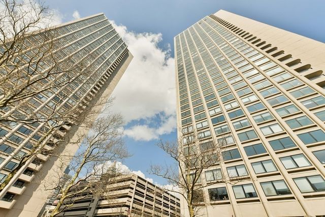 a front view of a building