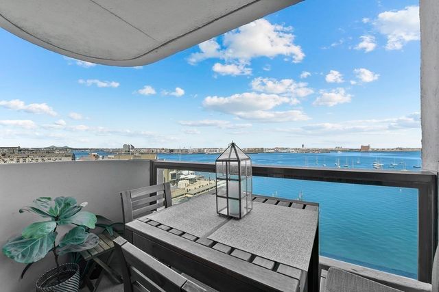 a view of a terrace with furniture