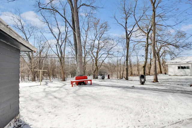 a building with trees in front of it