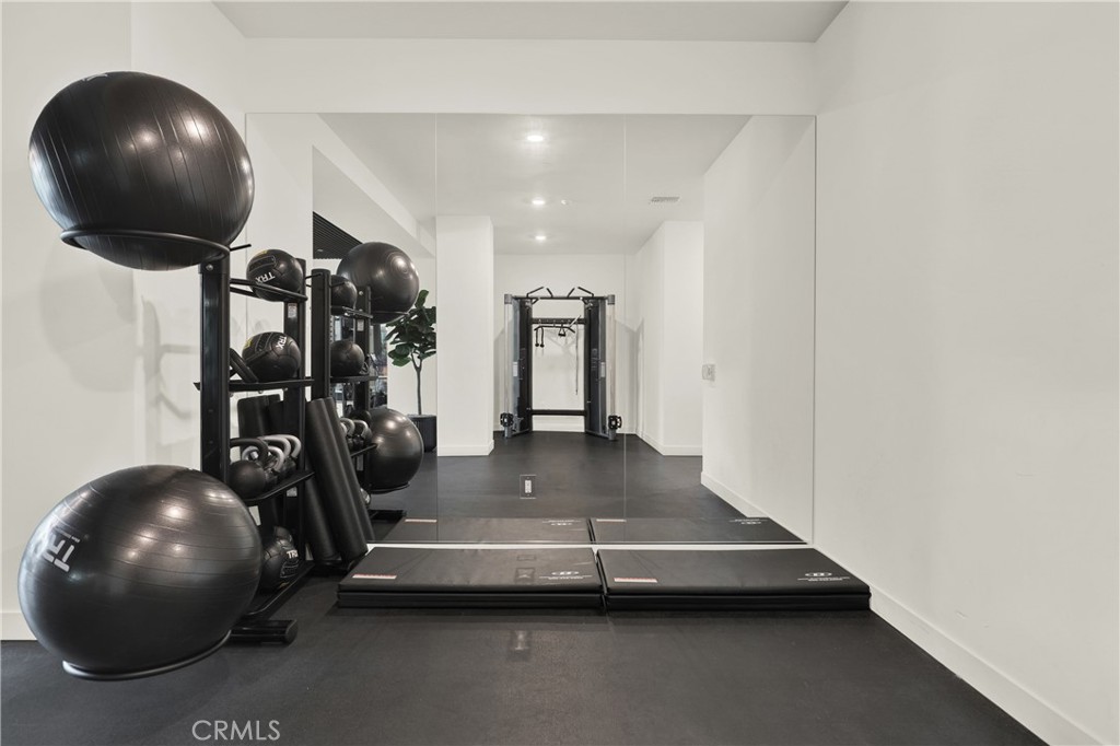 3715 Rivington Irvine, CA 92612 - Photo 53 of 65 a view of a room with gym equipment