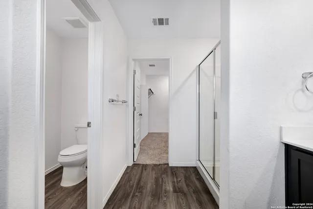 a bathroom with a sink and a toilet