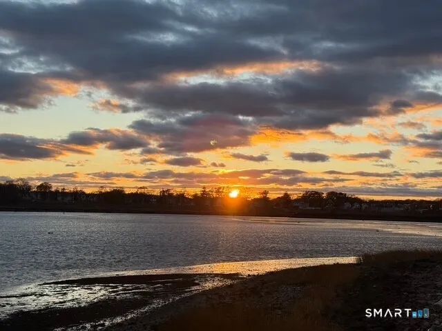 a view of building and ocean