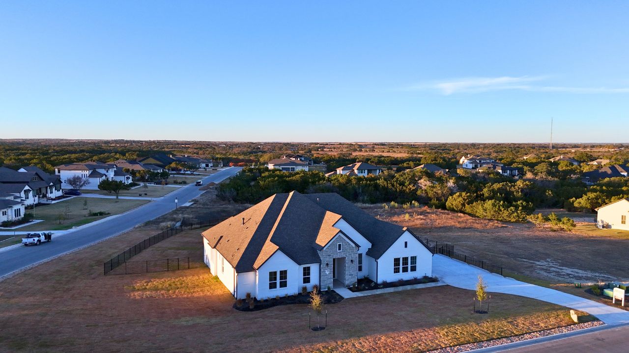 204 Rusty Colt Liberty Hill, TX 78642 - Photo 2 of 20 an aerial view of a house