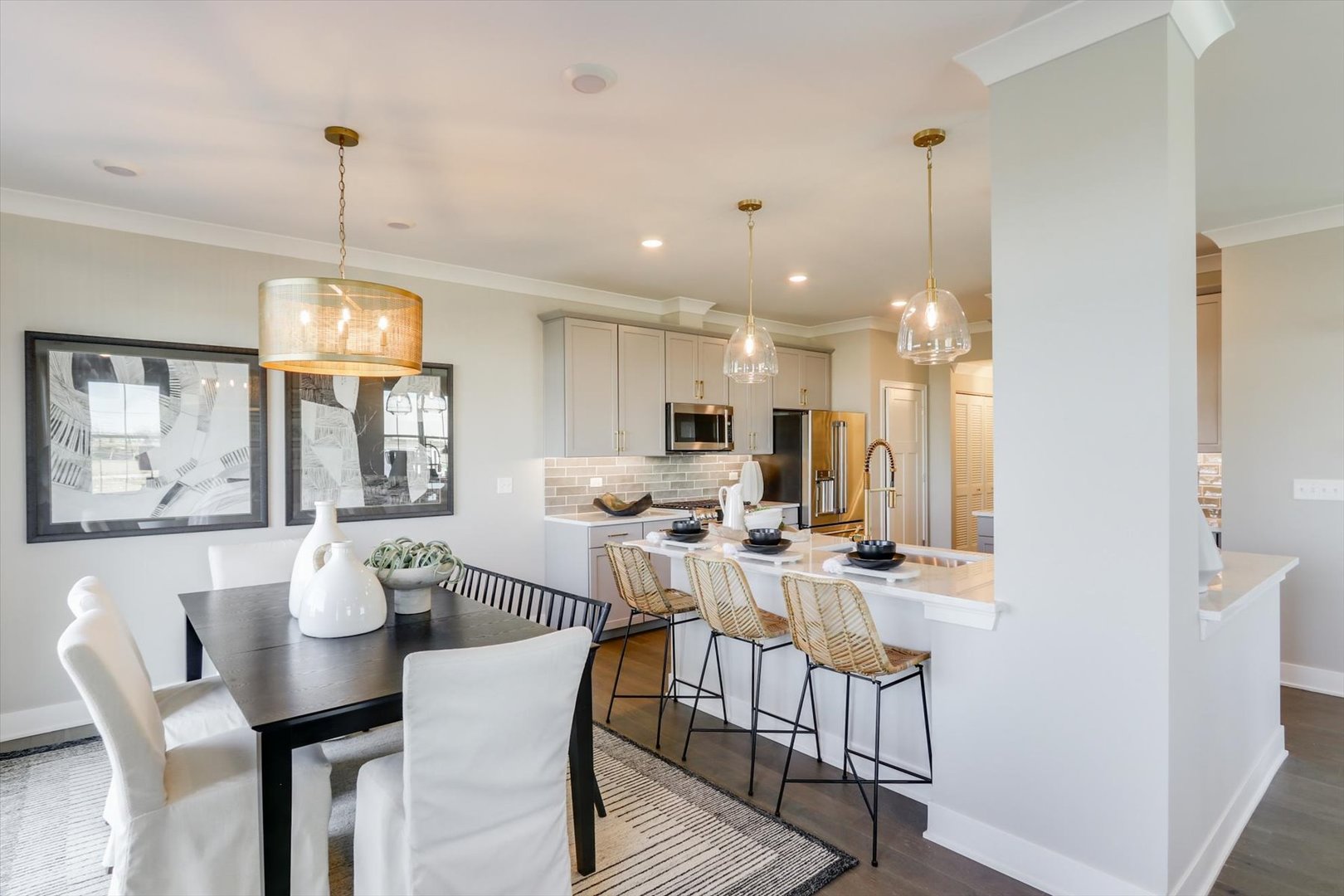 25452 West Emory Lane Plainfield, IL 60544 - Photo 11 of 31 a view of a dining room with furniture window and outside view