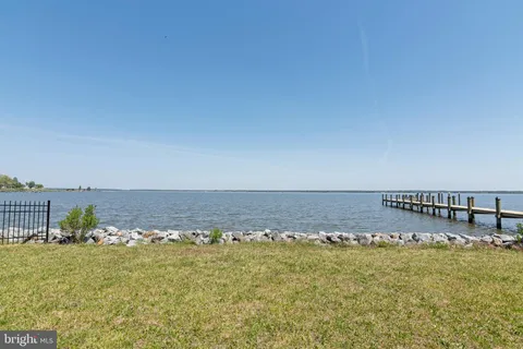 a view of an ocean and beach