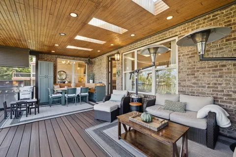 a bathroom with a sink double vanity and a mirror
