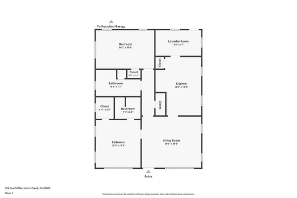 $575,000 | 155 Foothill Drive, Sutter Creek, CA 95685