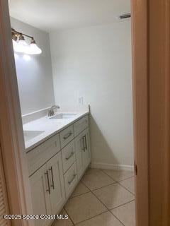 4612 Kaileen Circle Northeast Palm Bay, FL 32905 - Photo 3 of 8 a bathroom with a sink and mirror