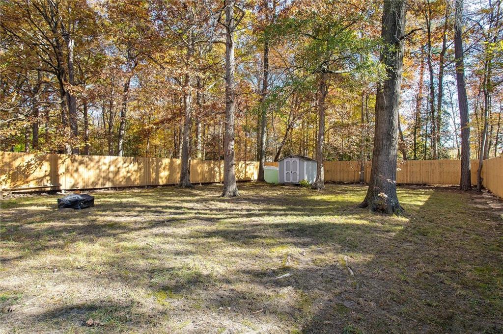 713 Deter Road Richmond, VA 23225 - Photo 22 of 25 Back yard with shed