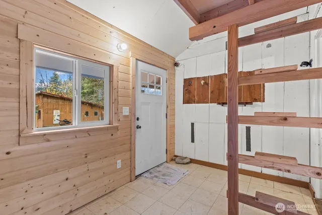 a view of front door