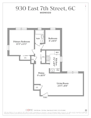 $499,000 | 930 East 7th Street, Unit 6C | Midwood