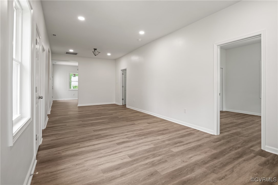 9214 River Road Petersburg, VA 23803 - Photo 7 of 36 Living room with recessed lighting and wood finish