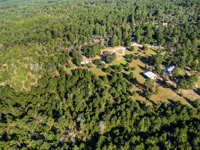 a view of a lush green field