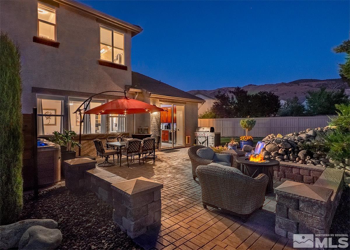 2552 Country Falls Lane Reno, NV 89521 - Photo 36 of 40 a outdoor living space with furniture and city view