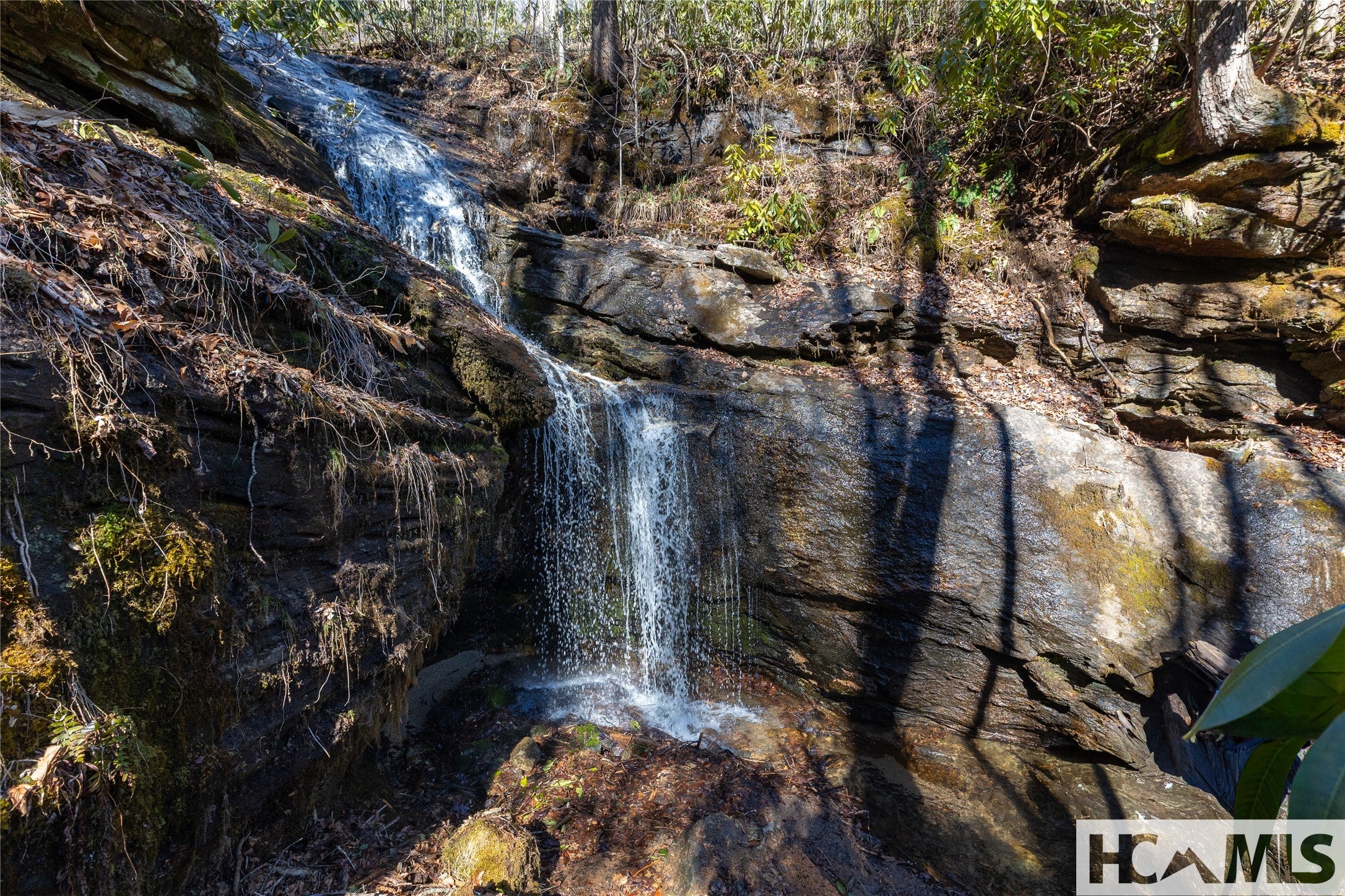 53 Cullowhee Forest Road Cullowhee, NC 28723 - Photo 11 of 41 On-property waterfall
