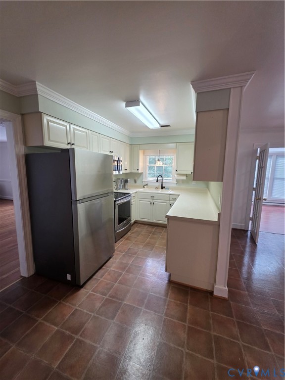 741 Furrs Mill Road Lexington, VA 24450 - Photo 11 of 29 Kitchen w fresh paint, new light fixtures, hardwar