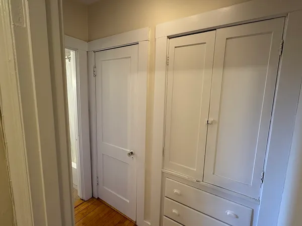 a view of closet area