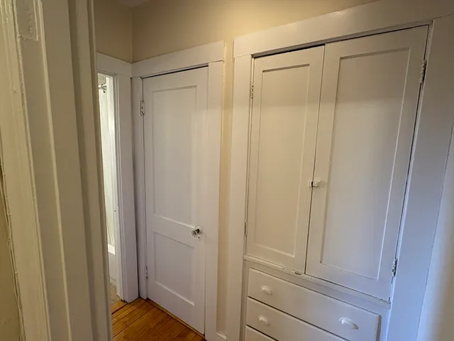 a view of closet area