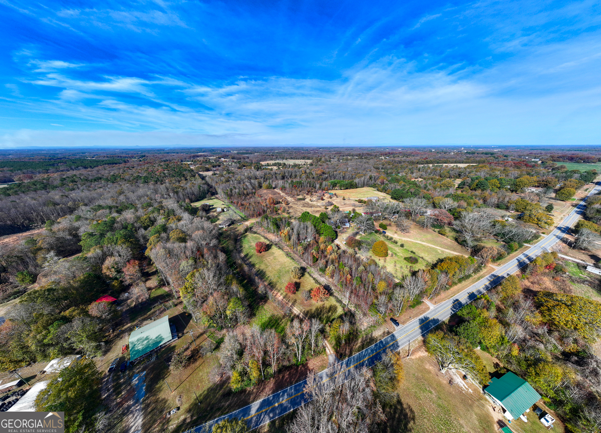 6.98-acres New Franklin Church Road Canon, GA 30520 - Photo 11 of 14 a view of city and green space