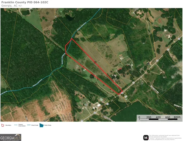 $76,900 | 6.98-acres New Franklin Church Road, Canon, GA 30520