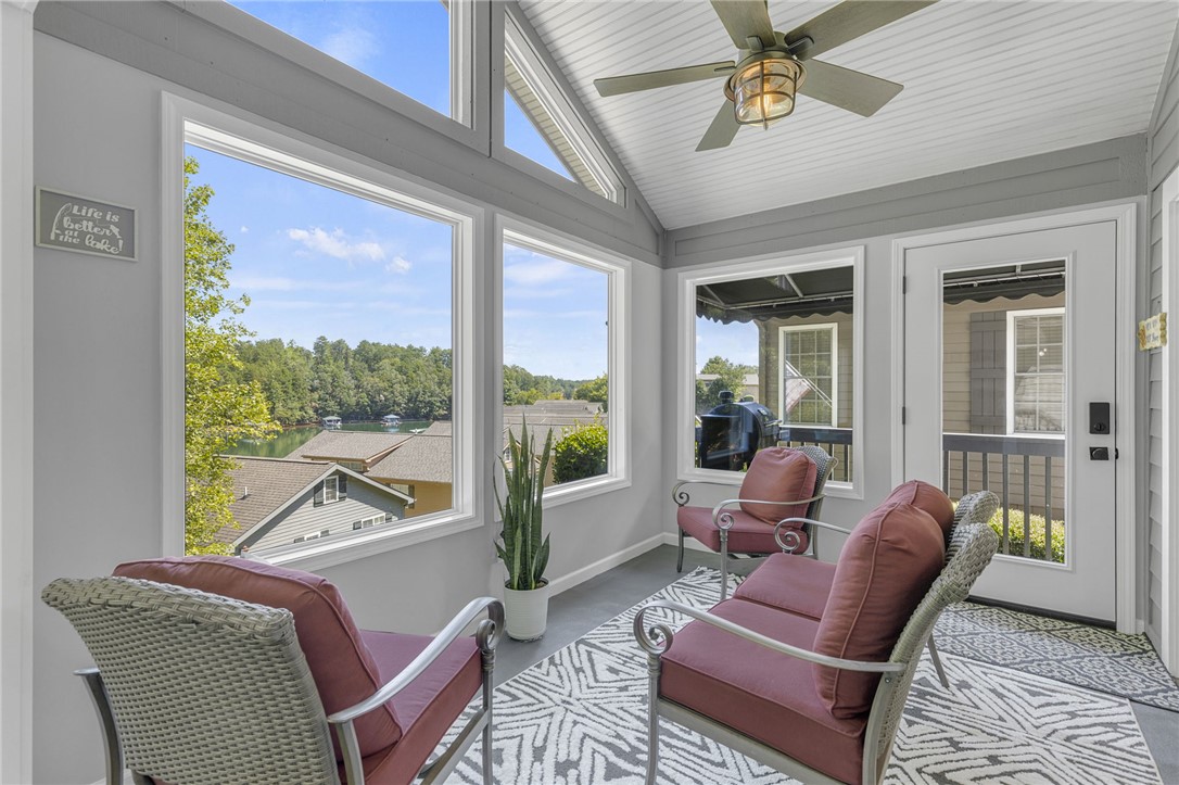1230 Melton Road, Unit 82 West Union, SC 29696 - Photo 6 of 50 This bright sunroom provides a peaceful oasis with lovely water and natural views.