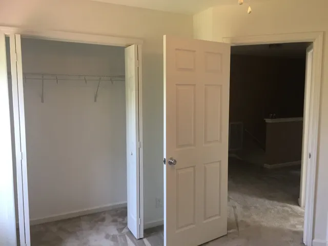 a view of closet area