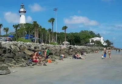 a view of a green yard