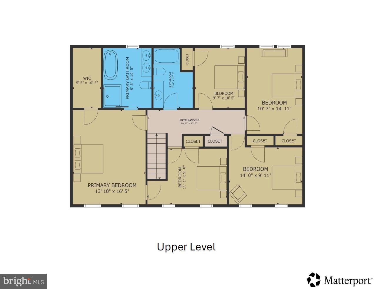 12029 Lake Newport Road Reston, VA 20194 - Photo 29 of 30 Upper Level Floor Plan