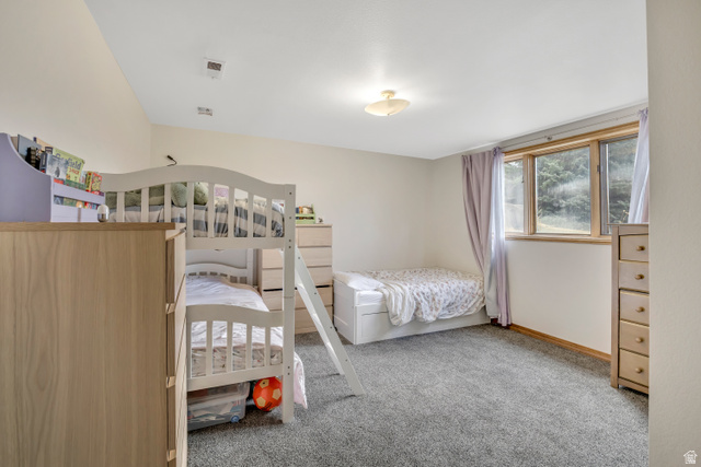 887 Village Way Alpine, UT 84004 - Photo 23 of 28 Bedroom featuring light colored carpet and baseboards