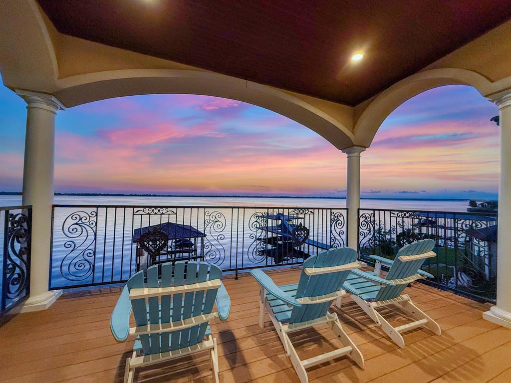 204 Pinnacle Club Place Mabank, TX 75156 - Photo 3 of 40 Covered balcony with miles of open water views