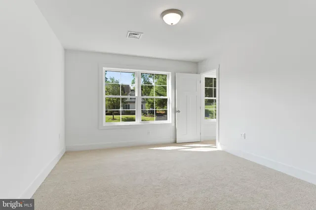 a view of an empty room