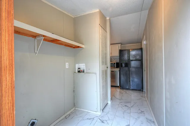 a view of closet area