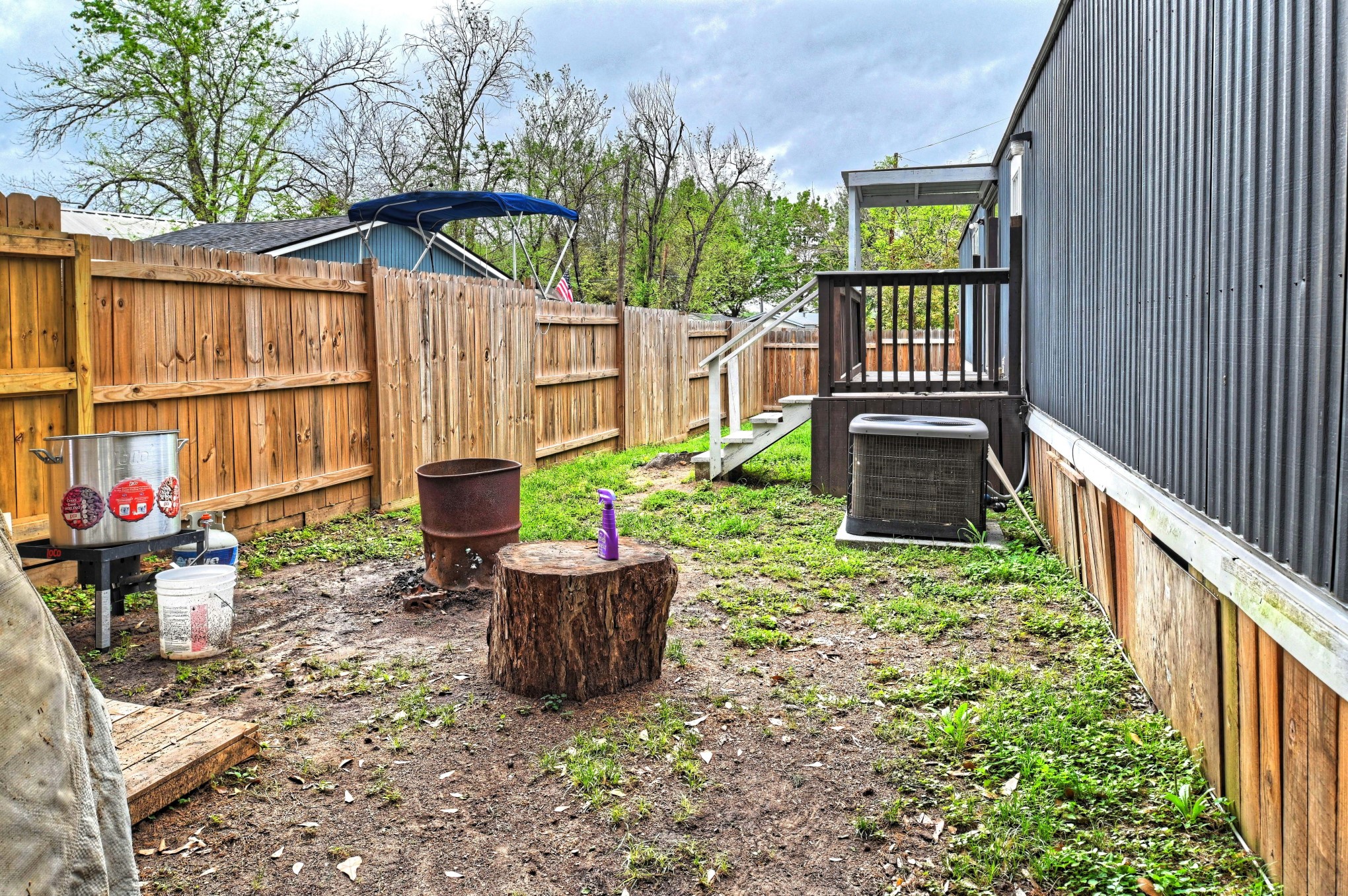 13204 Enchanted Vista Willis, TX 77318 - Photo 7 of 43 a backyard of a house with seating space