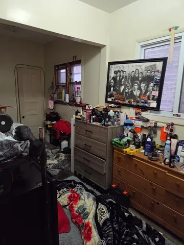 a room with storage and utility