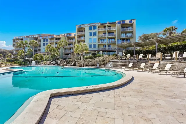 a view of a lake from a balcony
