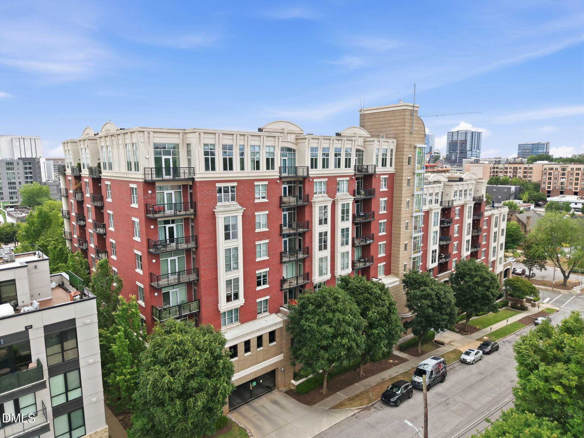 618 North Boylan Avenue, Unit 800 Raleigh, NC 27603 - Photo 2 of 25 a view of a city that has tall buildings