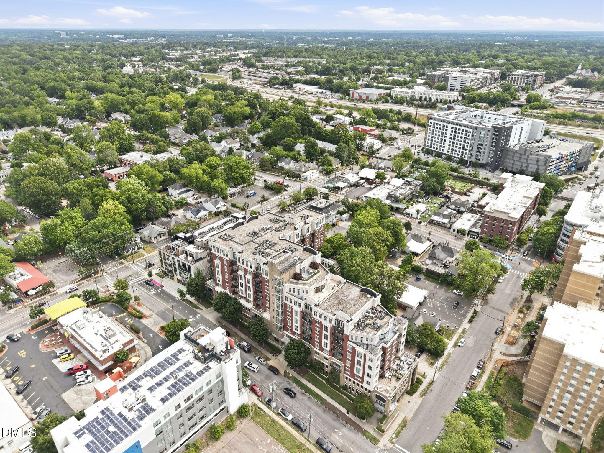 618 North Boylan Avenue, Unit 800 Raleigh, NC 27603 - Photo 25 of 25 an aerial view of residential houses with city view