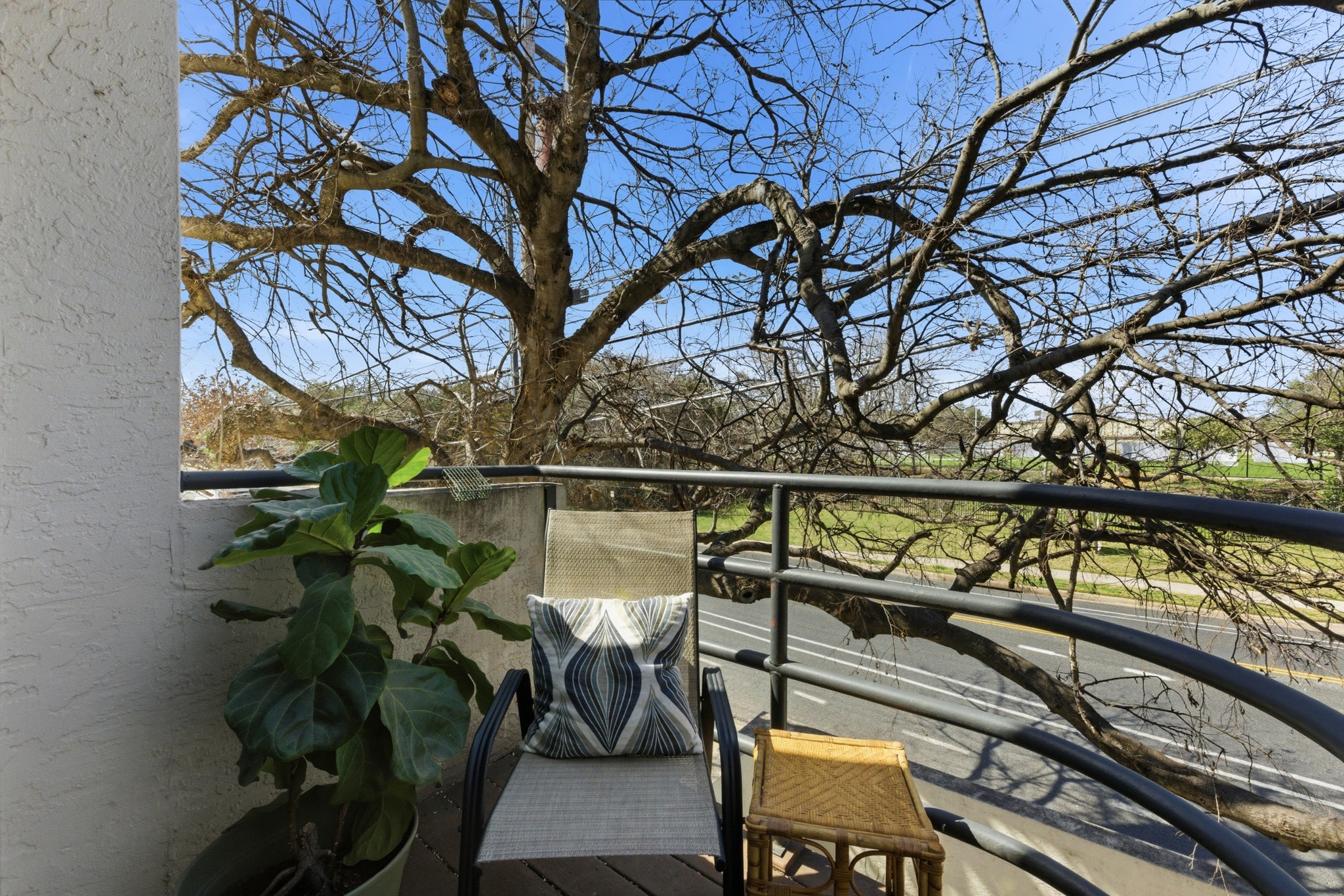 2605 Enfield Road, Unit 218 Austin, TX 78703 - Photo 22 of 26 a view of swimming pool from a balcony