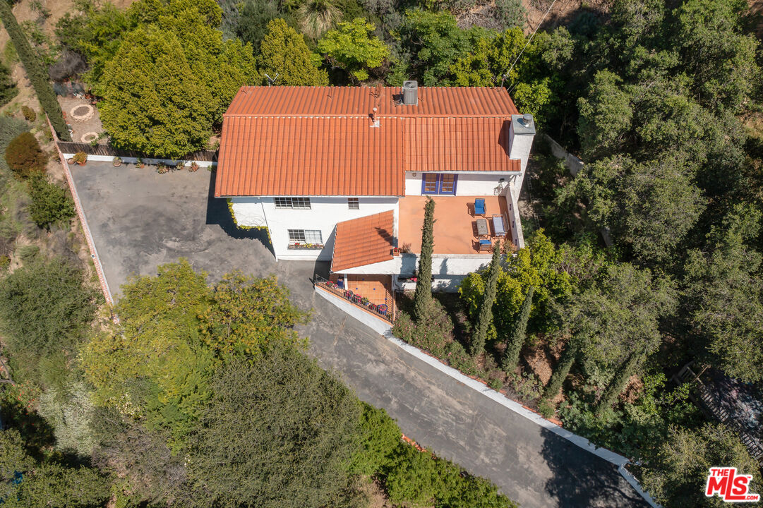 9732 Rotta Avenue Sunland, CA 91040 - Photo 21 of 22 an aerial view of a house with a garden