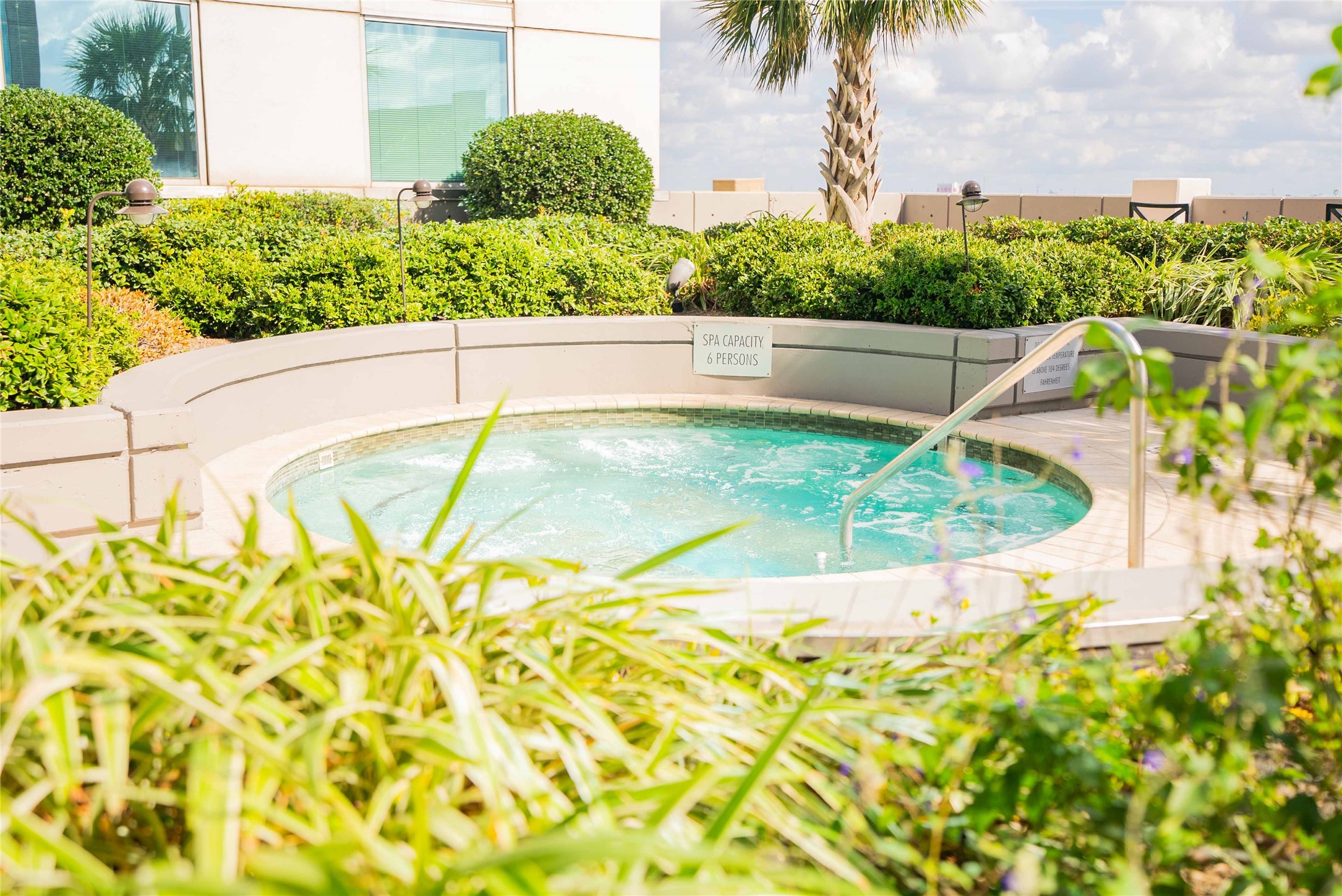 5925 Almeda Road, Unit 12005 Houston, TX 77004 - Photo 23 of 25 a view of a swimming pool with a plants and some trees
