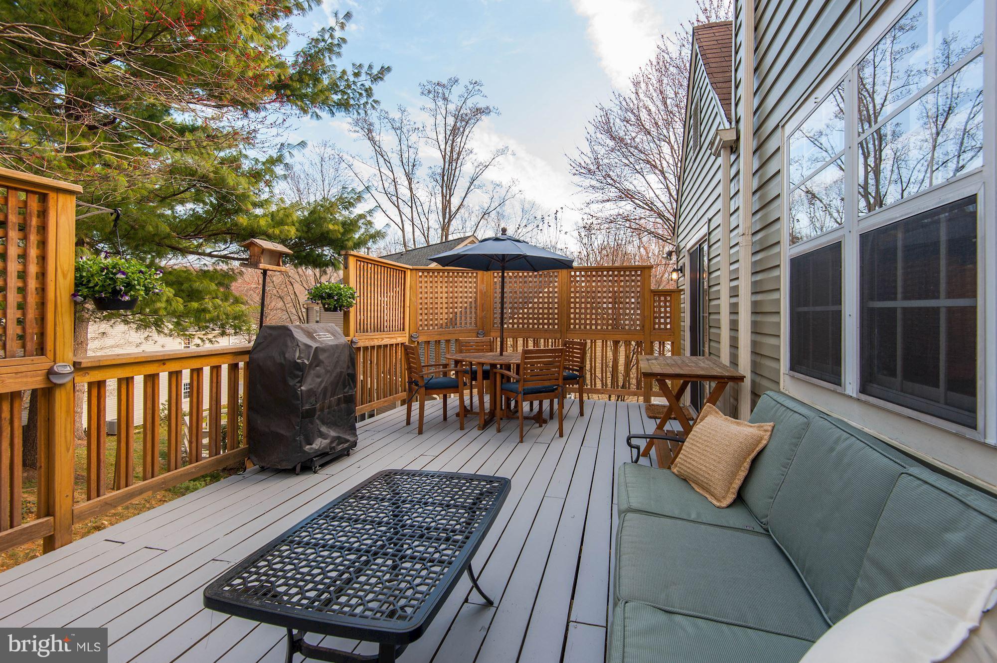 1644 Bennington Hollow Lane Reston, VA 20194 - Photo 29 of 29 Privately screened deck for entertaining