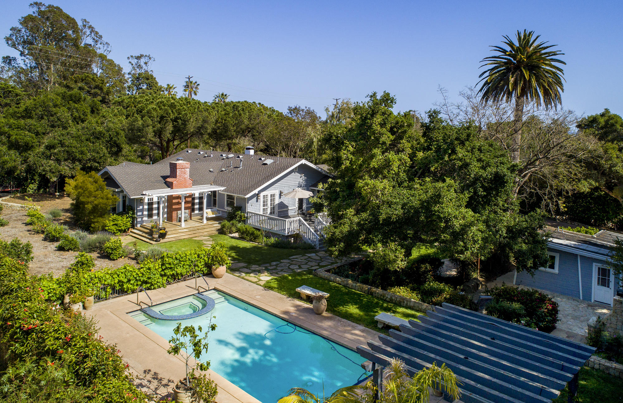 329 San Ysidro Road Santa Barbara, CA 93108 - Photo 1 of 30 Aerial (3)