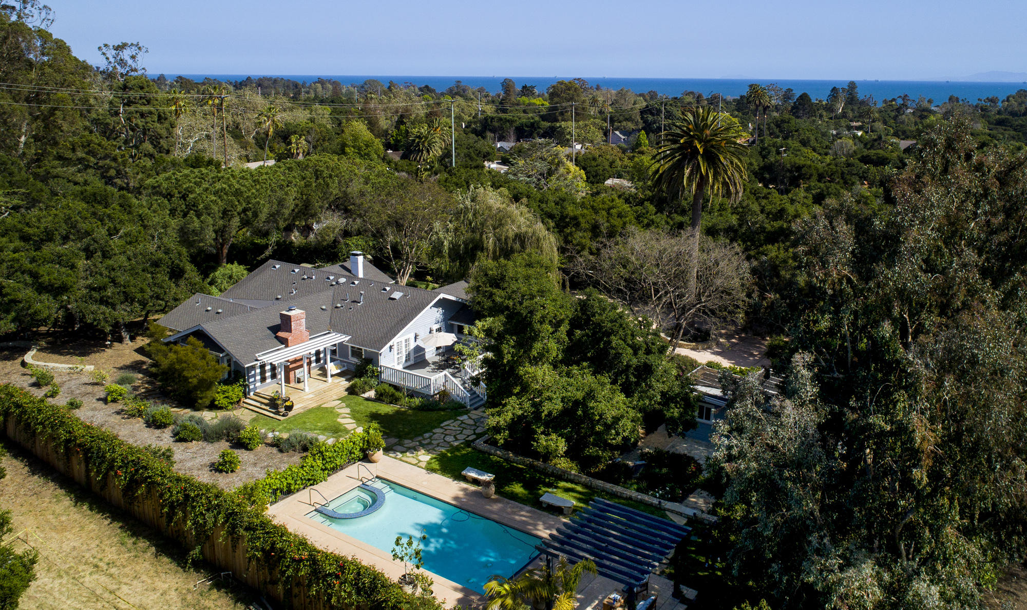 329 San Ysidro Road Santa Barbara, CA 93108 - Photo 2 of 30 Aerial (2)