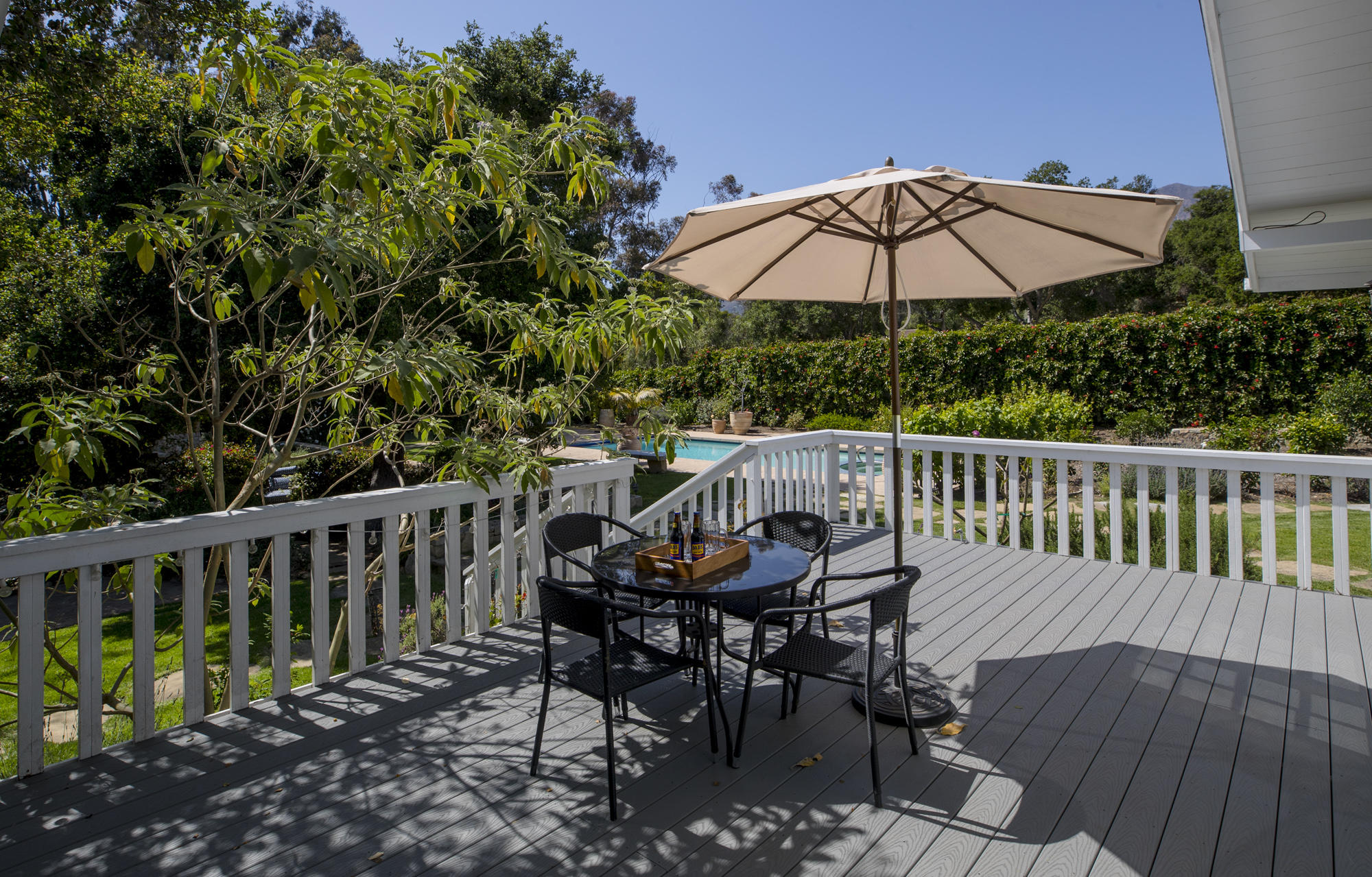 329 San Ysidro Road Santa Barbara, CA 93108 - Photo 10 of 30 Spacious deck