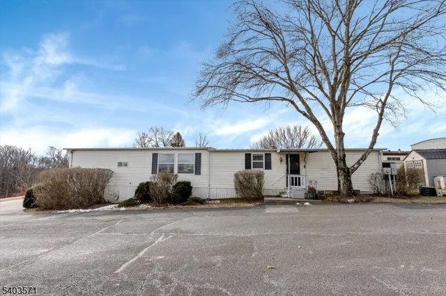 a view of a car park side of road