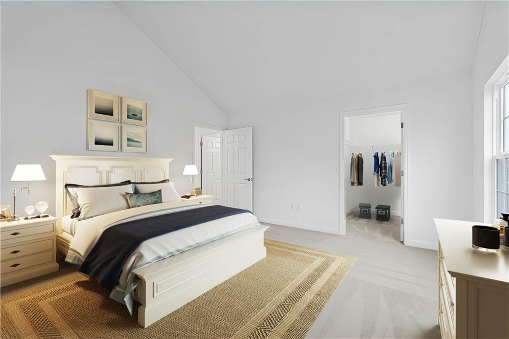 1261 Sandy Rdg Drive Sarver, PA 16055 - Photo 27 of 28 a bedroom with a bed and lamp