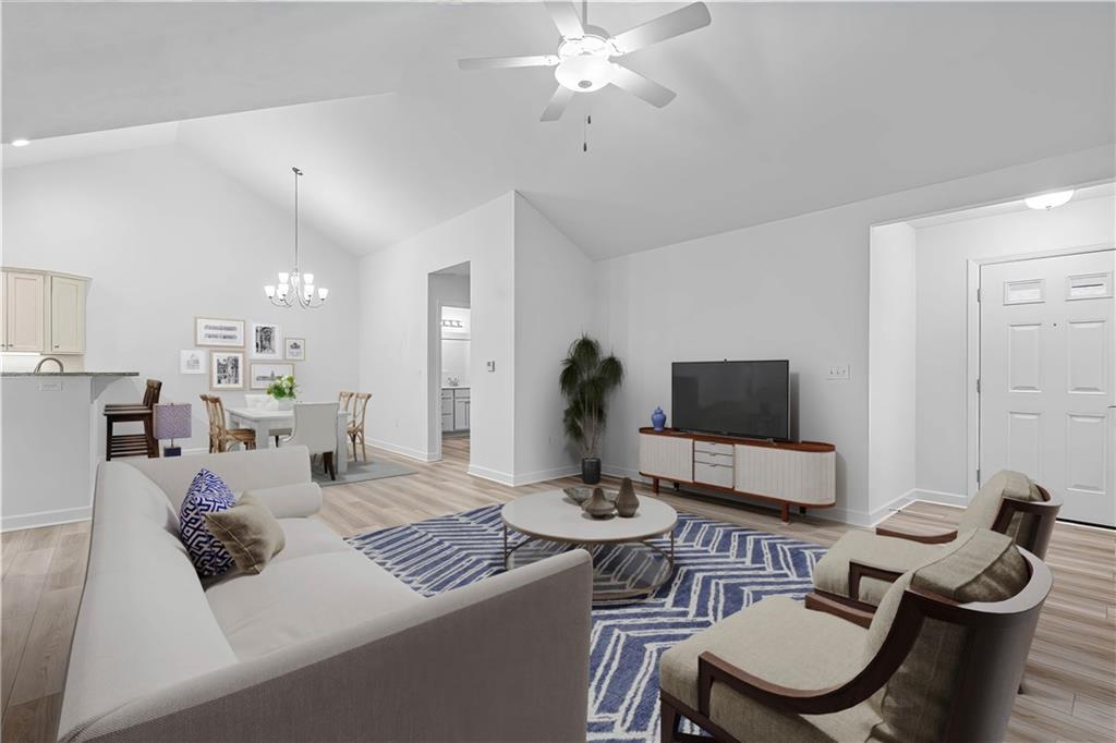 1261 Sandy Rdg Drive Sarver, PA 16055 - Photo 7 of 28 a living room with furniture and a flat screen tv