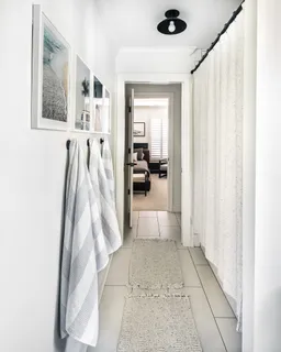 a kitchen with a sink and a potted plant