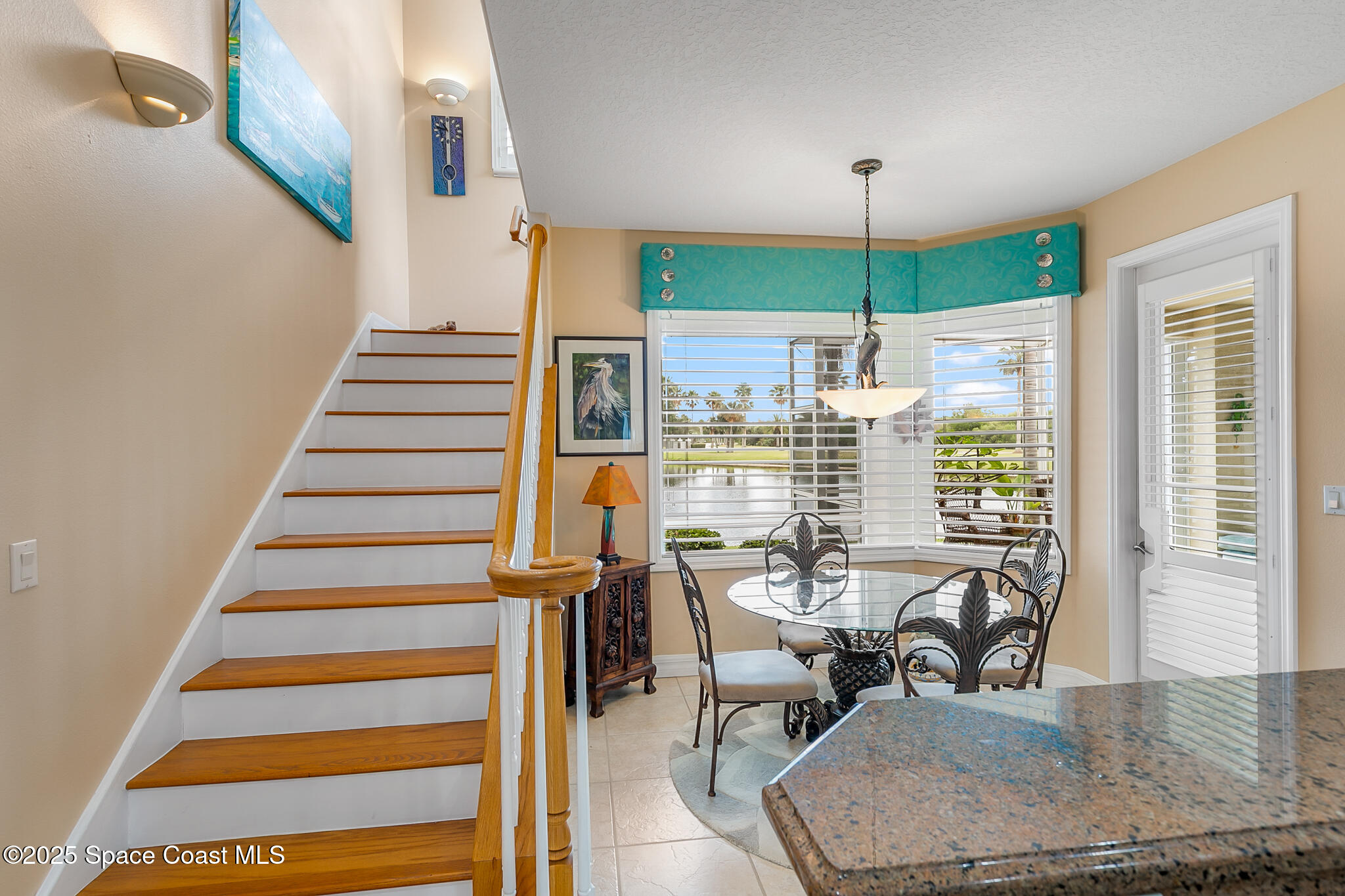 4336 Collingtree Drive Rockledge, FL 32955 - Photo 41 of 62 a view of a dining room with furniture window and wooden floor