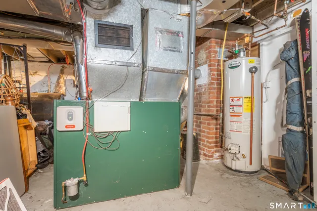 a view of storage and utility room